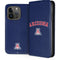 University of Arizona Primary Logo Blue iPhone 15 Pro Folio Case